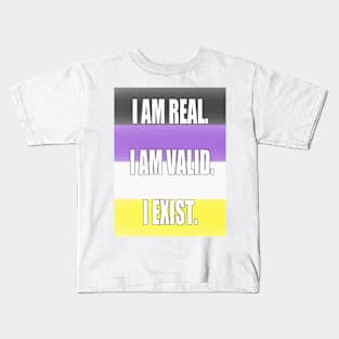 Non Binary Pride: I am... Kids T-Shirt